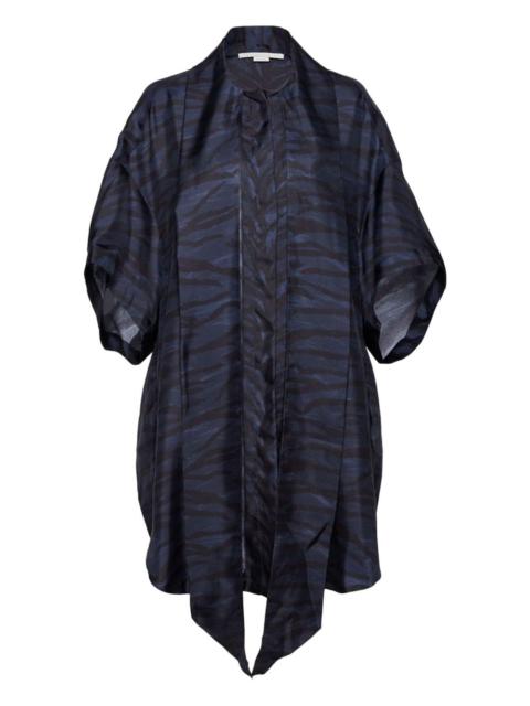 Stella McCartney zebra-print shirt dress