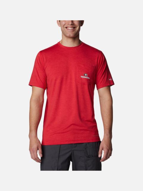 Columbia Men's Collegiate Tech Trail Short Sleeve Shirt - Georgia