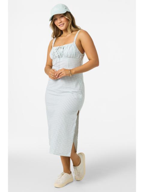 O'Neill Wiley Plaid Dress Midi Dress