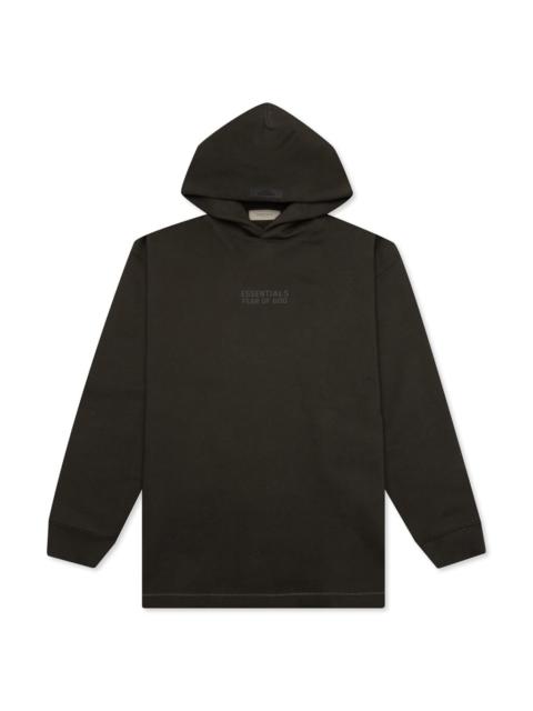 ESSENTIALS Relaxed Hoodie Off Black