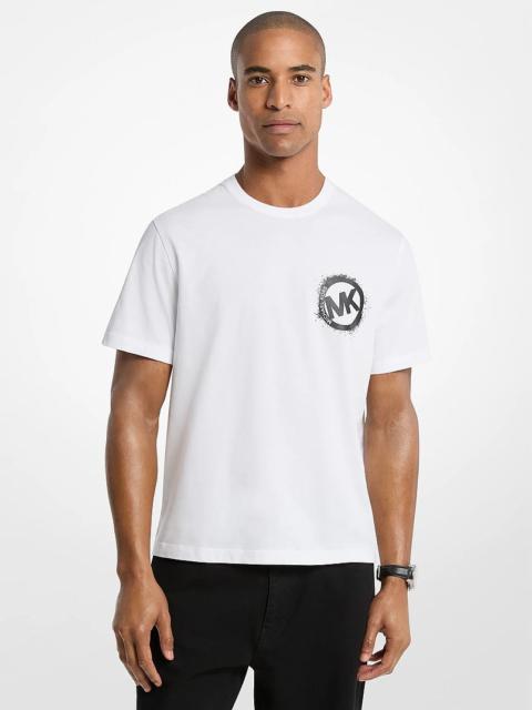 MICHAEL KORS Graphic Logo Cotton Jersey T-Shirt