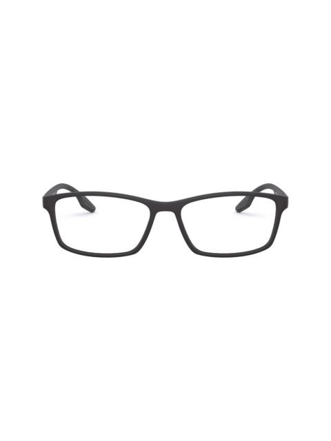 Lifestyle rectangle-frame glasses