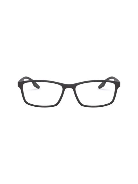 Lifestyle rectangle-frame glasses