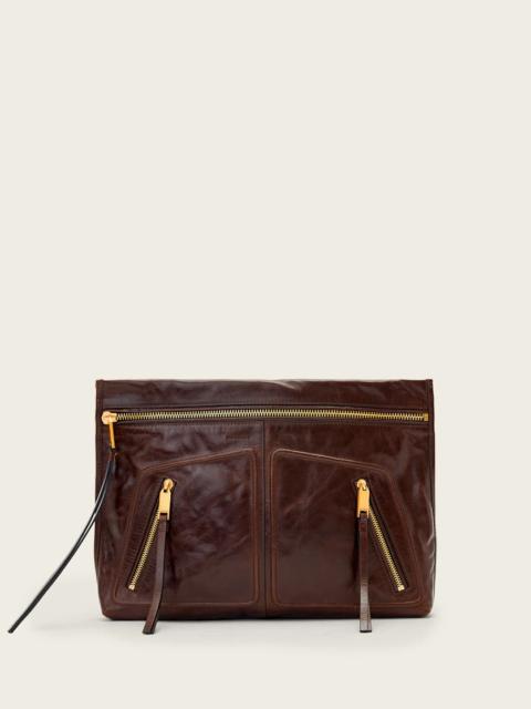 ALLSAINTS JEAN REY LEATHER POUCH
