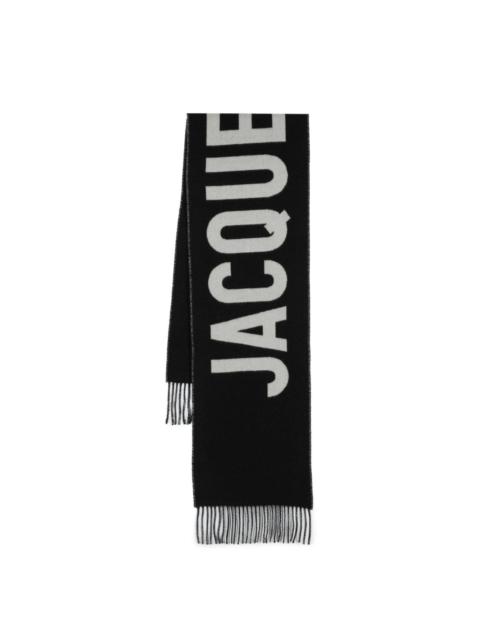 JACQUEMUS L'Ã©charpe logo-jacquard scarf
