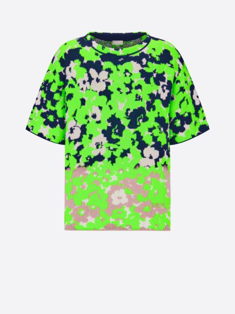 Dior Floral Short-Sleeved Sweater