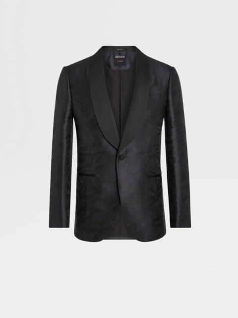 BLACK SILK EVENING JACKET