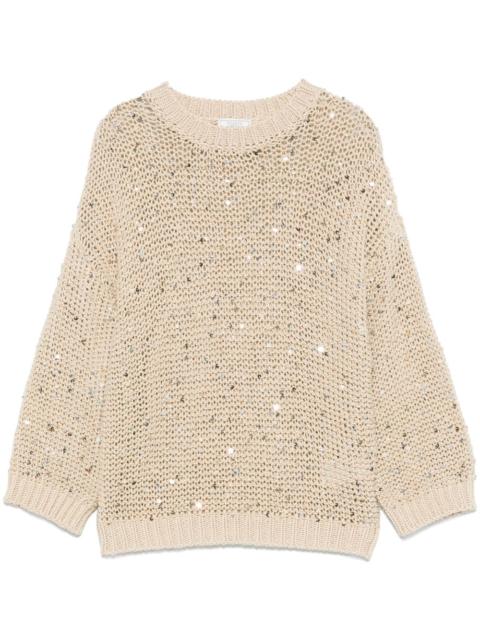 PESERICO sequin-embellished sweater