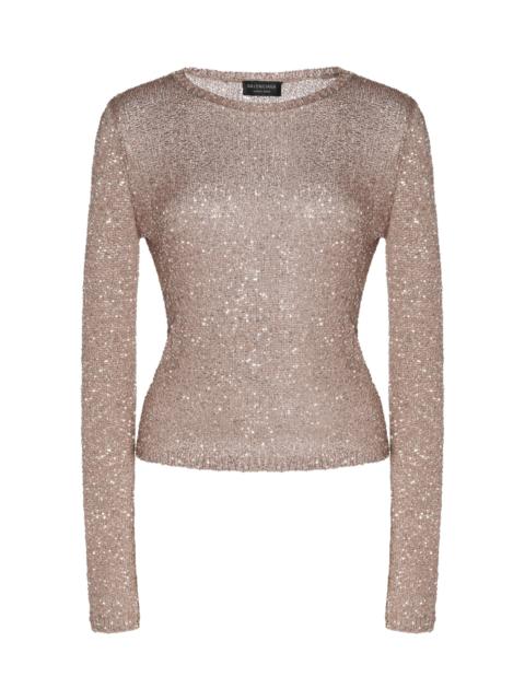 Sequined Knit Top multi