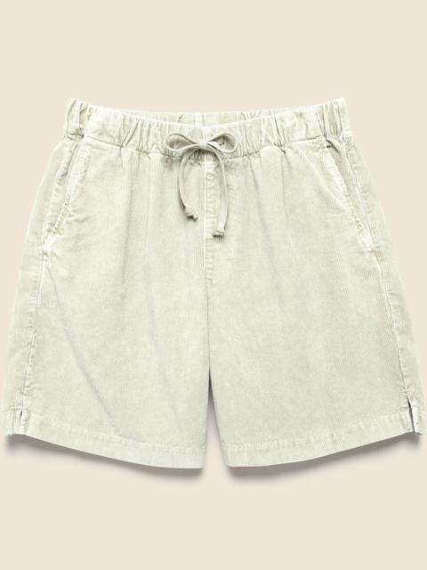 Save Khaki United 6" Corduroy Easy Short - Salt