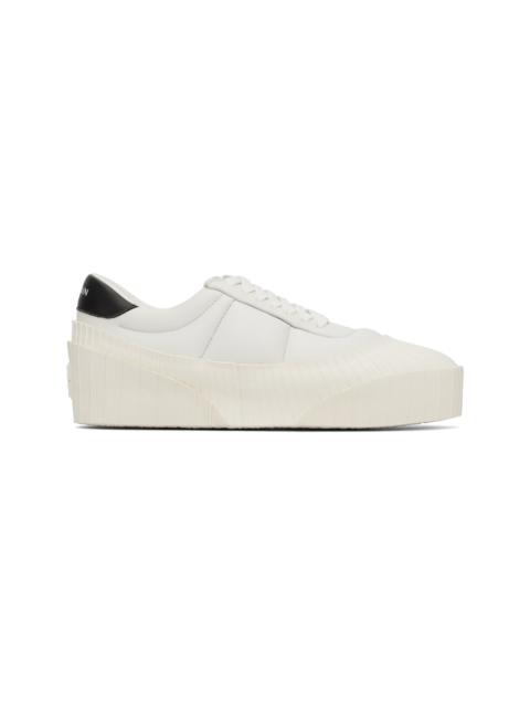 Balmain White Riff Low Sneakers