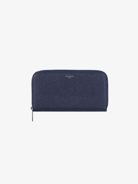 Givenchy EROS LONG ZIPPED WALLET IN LEATHER
