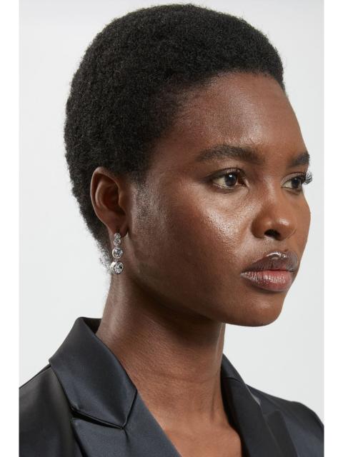 KAREN MILLEN Crystal Flow Drop Earrings