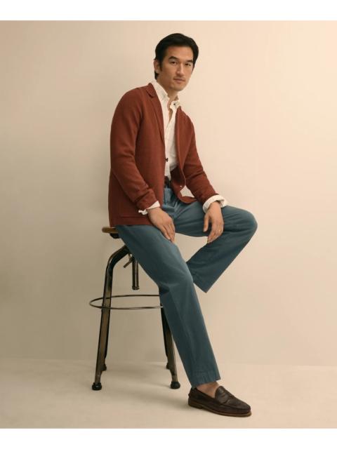 Brooks Brothers Sweater Blazer In Linen-Cotton Blend