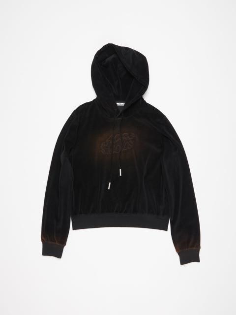 Acne Studios Hooded sweater - Fitted fit - Black