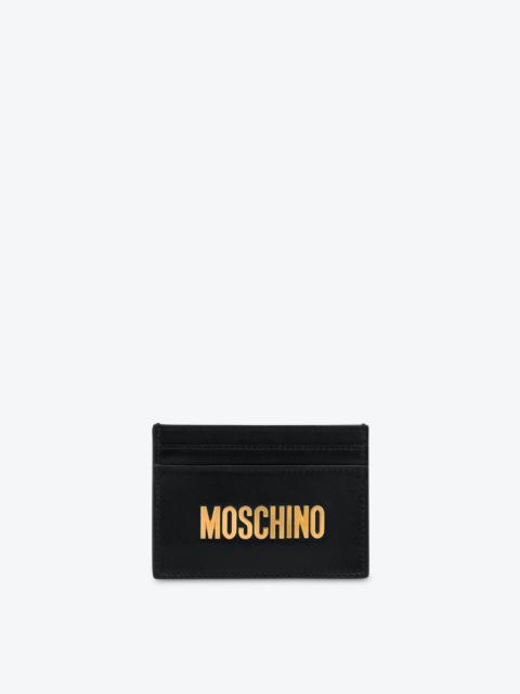 METALLIC LOGO CARD WALLET