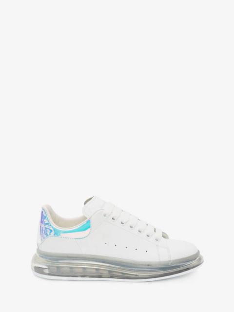 Alexander McQueen Oversized Sneaker in White/shock Pink