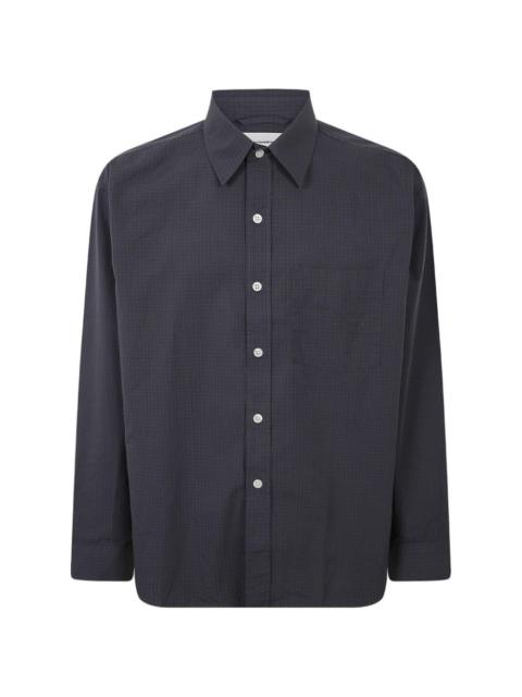 mfpen micro-check pocket shirt