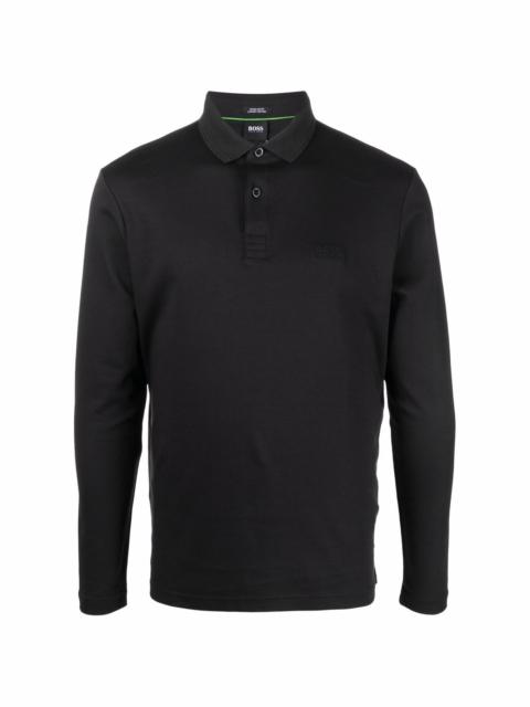 long sleeve polo shirt