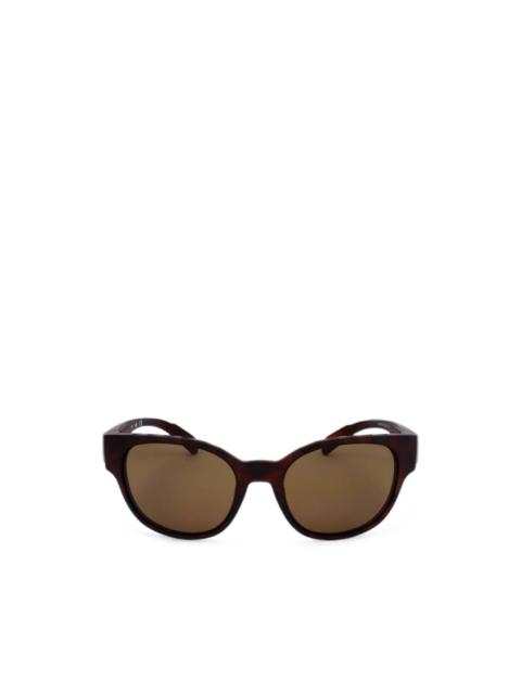 adidas tortoiseshell-effect logo-motif sunglasses
