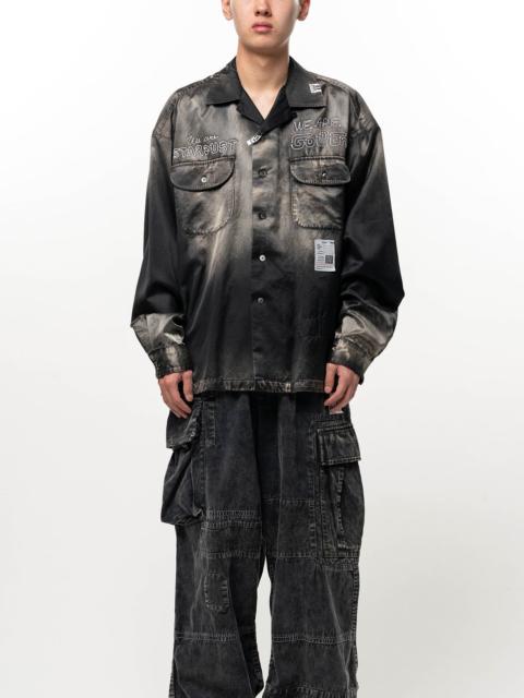 Maison MIHARAYASUHIRO Bleached Satin Shirt
