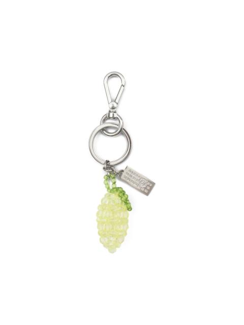 MM6 Maison Margiela lemon-shape beaded  keyring