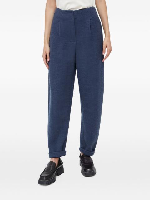 EMPORIO ARMANI cuffed pleated trousers