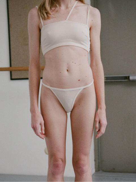 BASERANGE Nida Thong - Fine Organic Cotton Rib