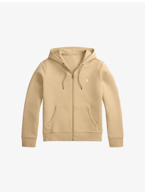 Polo Ralph Lauren Logo-Embroidered Zip-Up Cotton-Blend Hoody