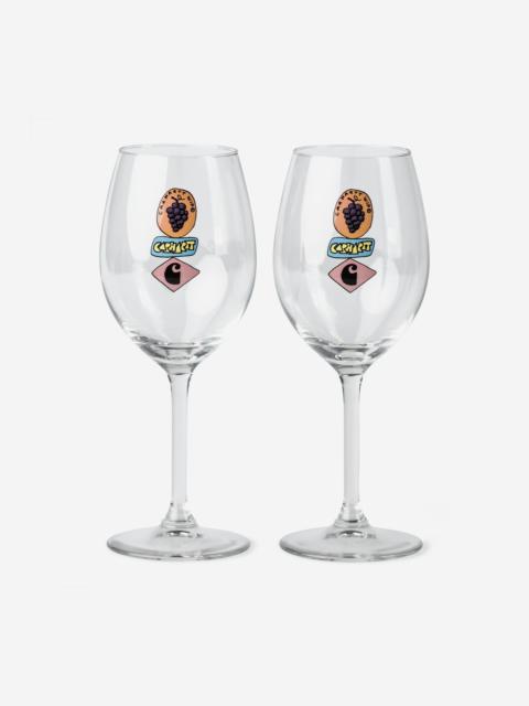 Carhartt WIP Stacked Grapes Wine Glass Set