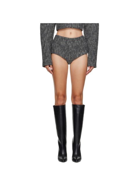FIDAN NOVRUZOVA Gray Anita Micro Shorts
