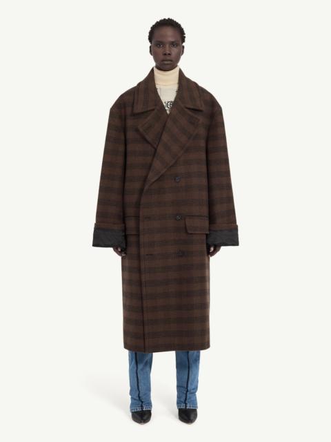 MM6 Maison Margiela Checked coat