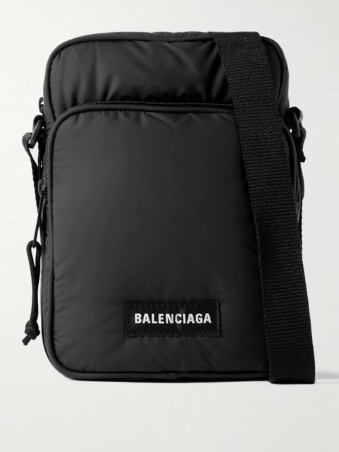 BALENCIAGA Explorer Logo-Appliquéd Padded Nylon Messenger Bag