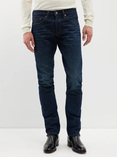 Selvedge slim-leg jeans