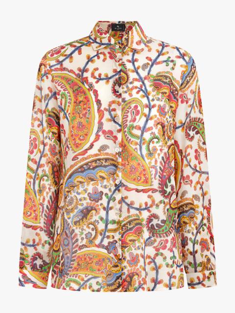 Etro L/S PAISLEY PRINT SHIRT | WHITE/MULTI