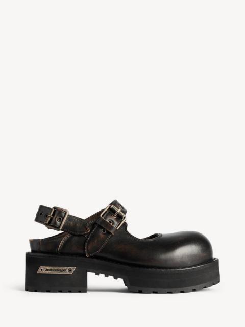 BALENCIAGA Women's Venom Mary Jane in Brown