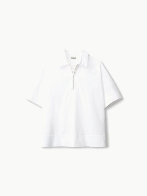STAUD STAUD YVETTE TOP WHITE