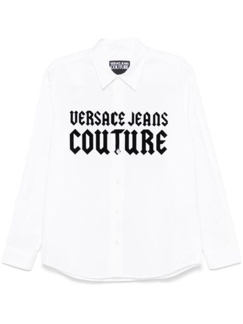 VERSACE JEANS COUTURE gothic-logo shirt