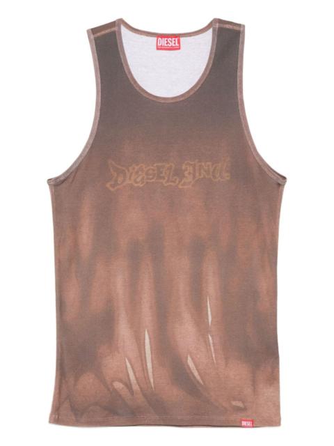 Diesel logo-print sleeveless vest