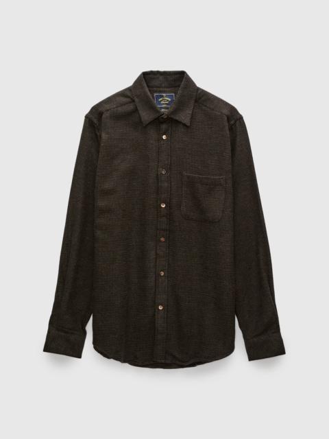 Portuguese Flannel Sounds Button-Up Shirt in Brown