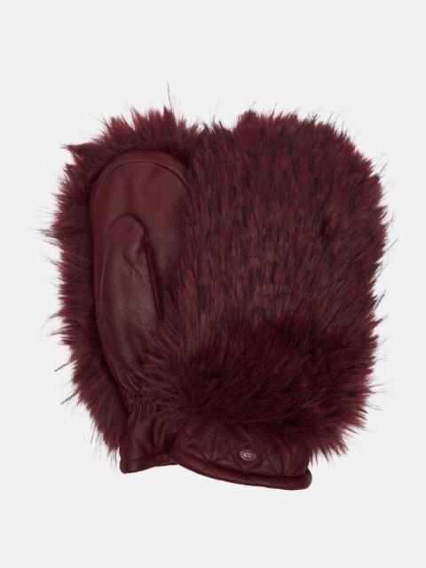 GOLDBERGH Hill leather mittens