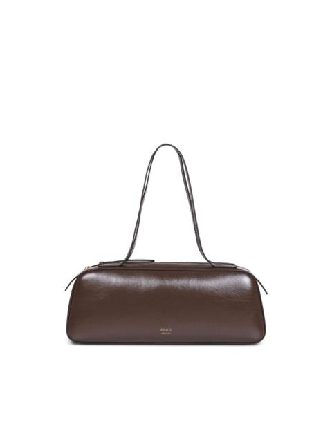 KHAITE Simona crackle patent elongated tote bag