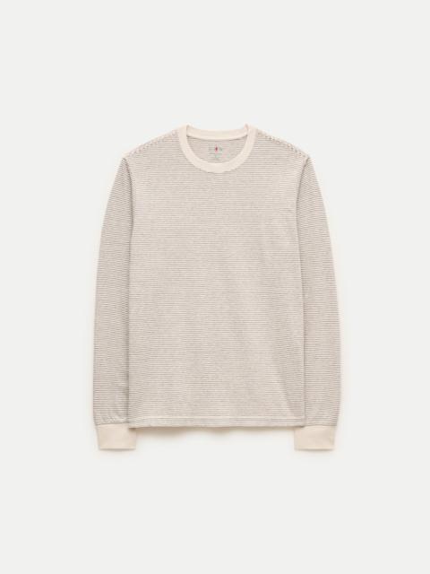 J.CREW Vintage-wash cotton long-sleeve T-shirt in stripe