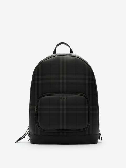 Burberry City Check Zip Backpack