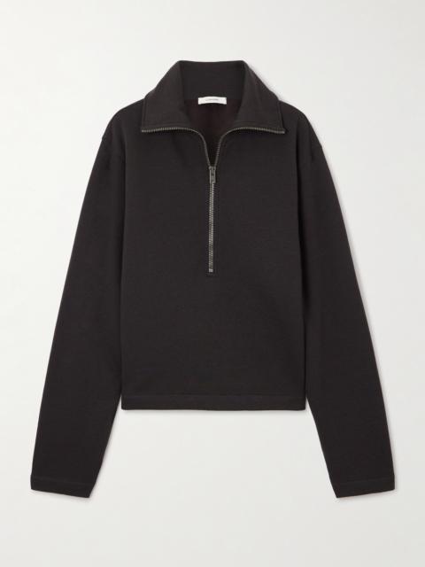Lemaire Wool And Cotton-blend Zip-up Sweater