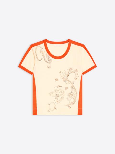 Dries Van Noten FITTED EMBROIDERED TEE