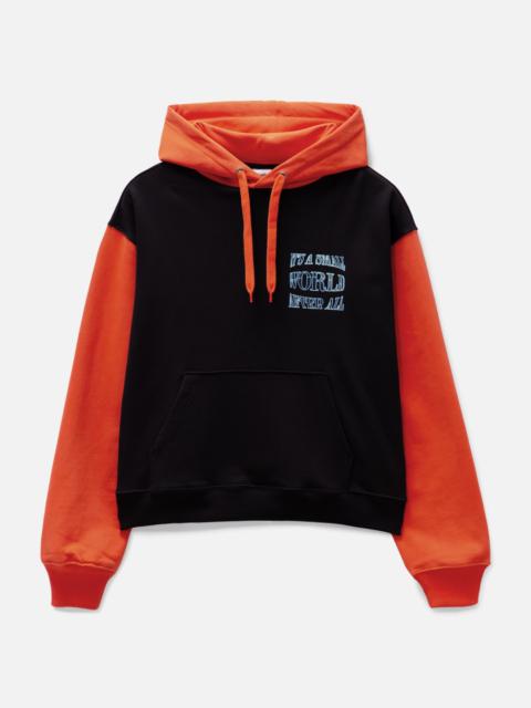 SKY HIGH FARM WORKWEAR SMALL WORLD GRAPHIC HOODIE