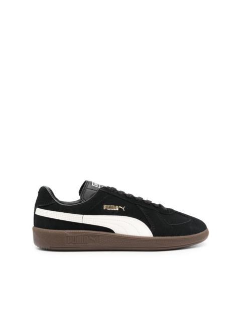 Army suede sneakers