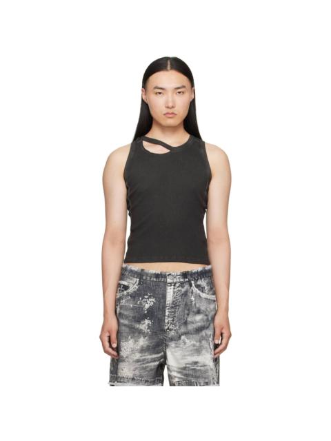 CAMPERLAB Black Ribbed Tank Top