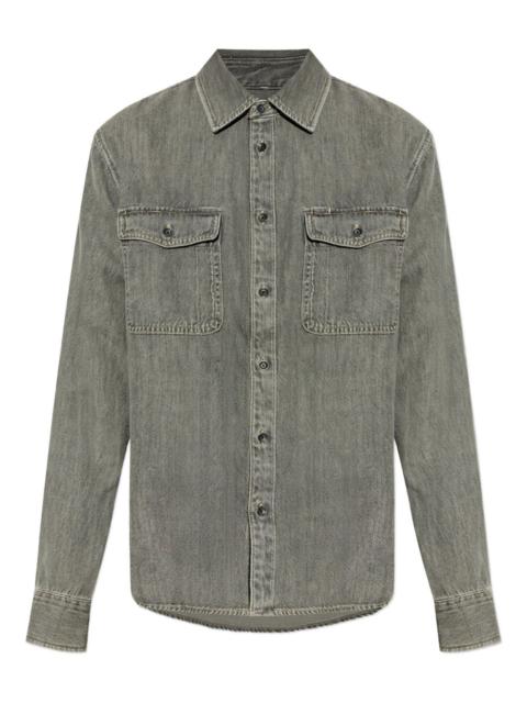 rag & bone patch-pocket shirt
